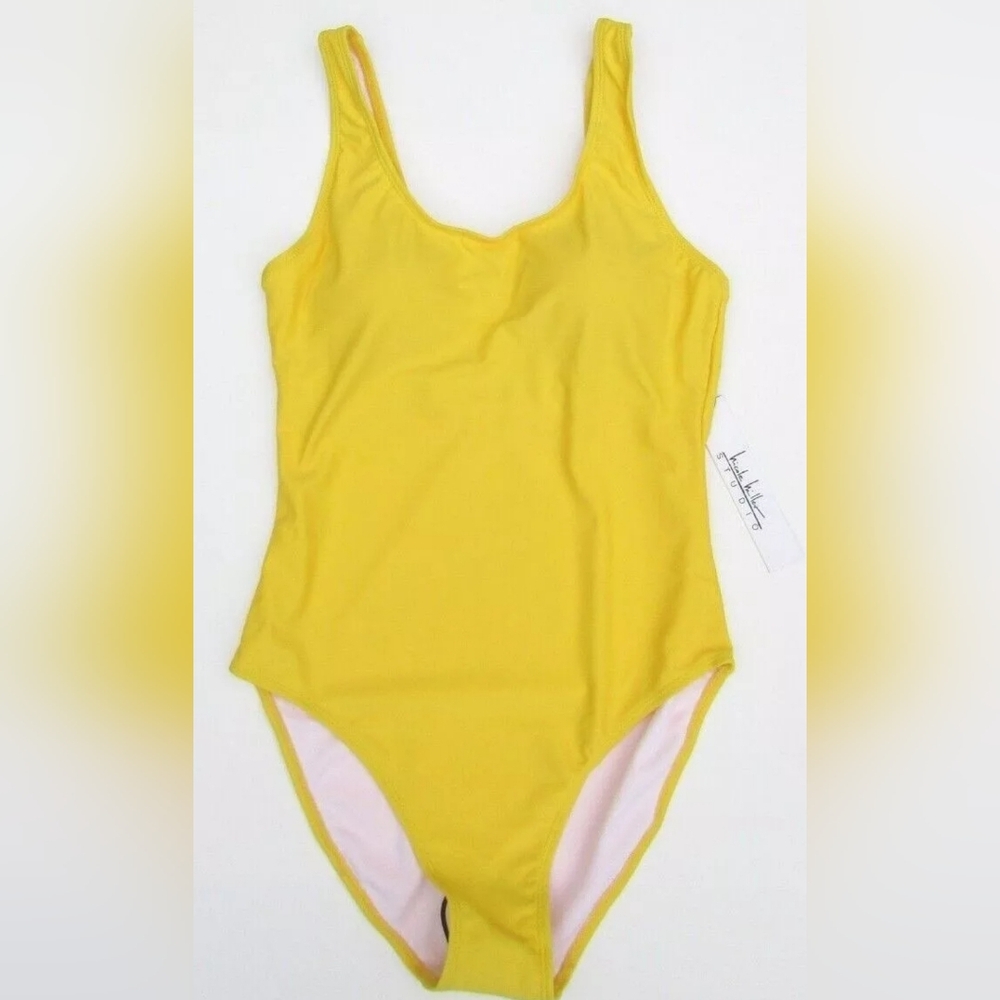 NWT Nicole Miller Sunstruck Plus Size Scoop Back Swimsuit, 2XL